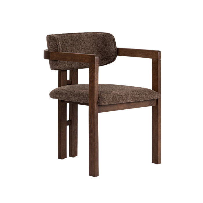 Nordure Toscana Silla Marrón y Nogal Oscuro